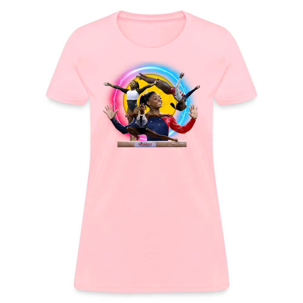 2 SIMONE BILESWomen's T-Shirt - pink