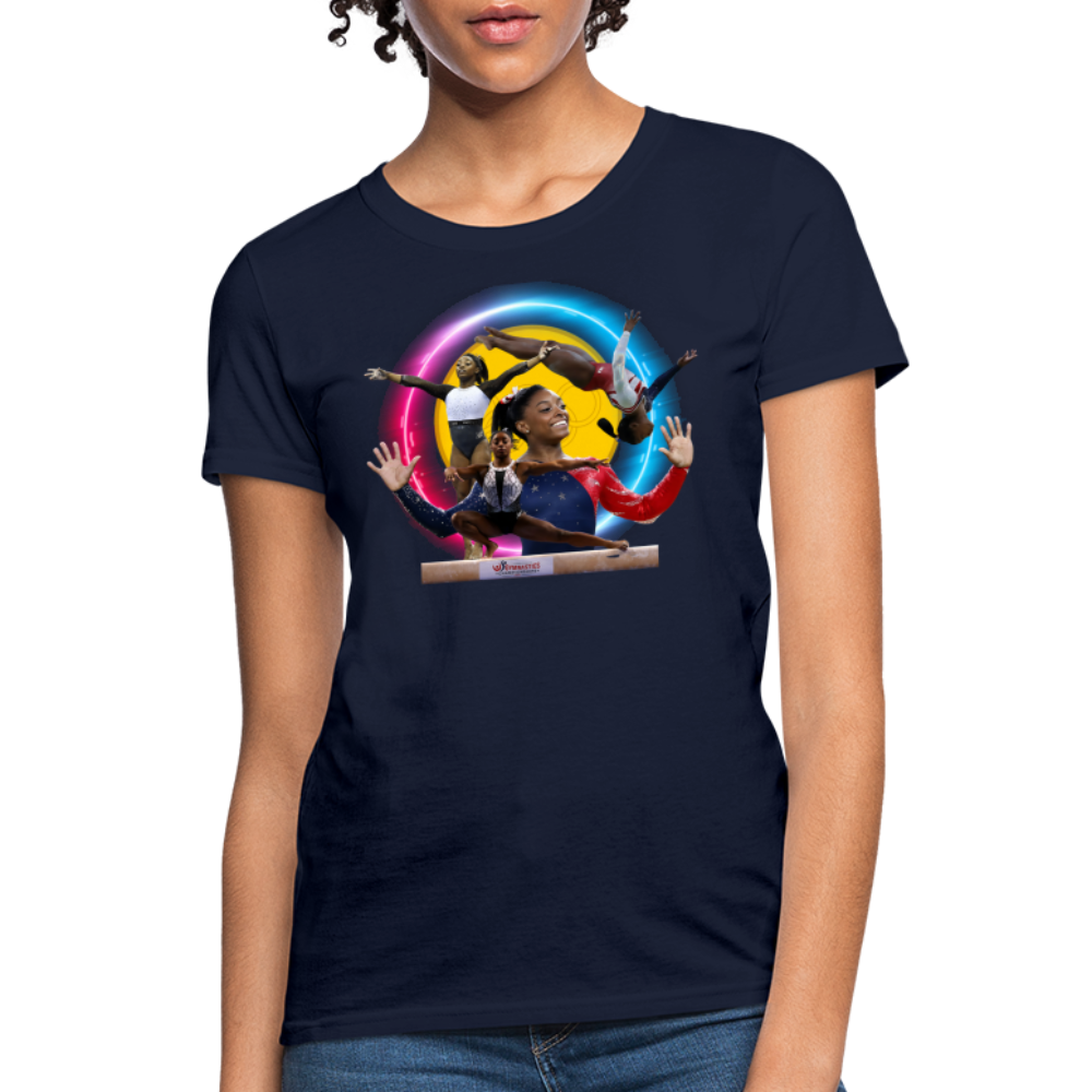 2 SIMONE BILESWomen's T-Shirt - navy