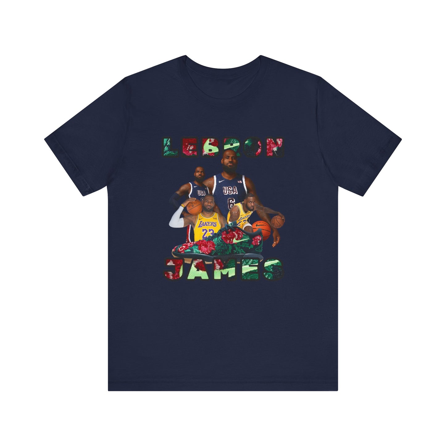 PURPLE Lebron Unisex Jersey Short Sleeve Tee