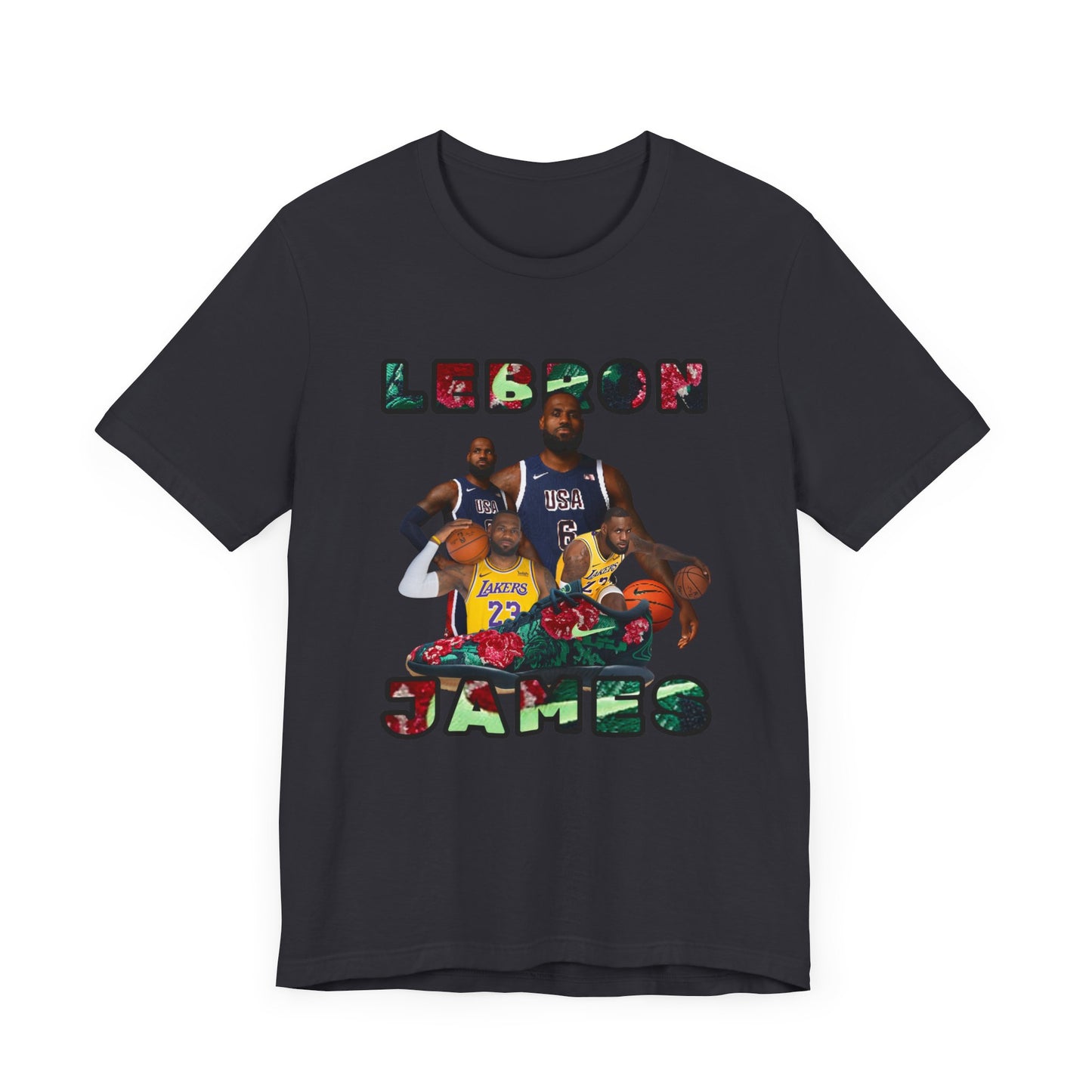 PURPLE Lebron Unisex Jersey Short Sleeve Tee