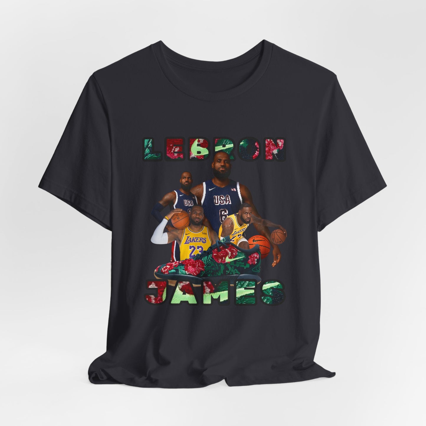 PURPLE Lebron Unisex Jersey Short Sleeve Tee