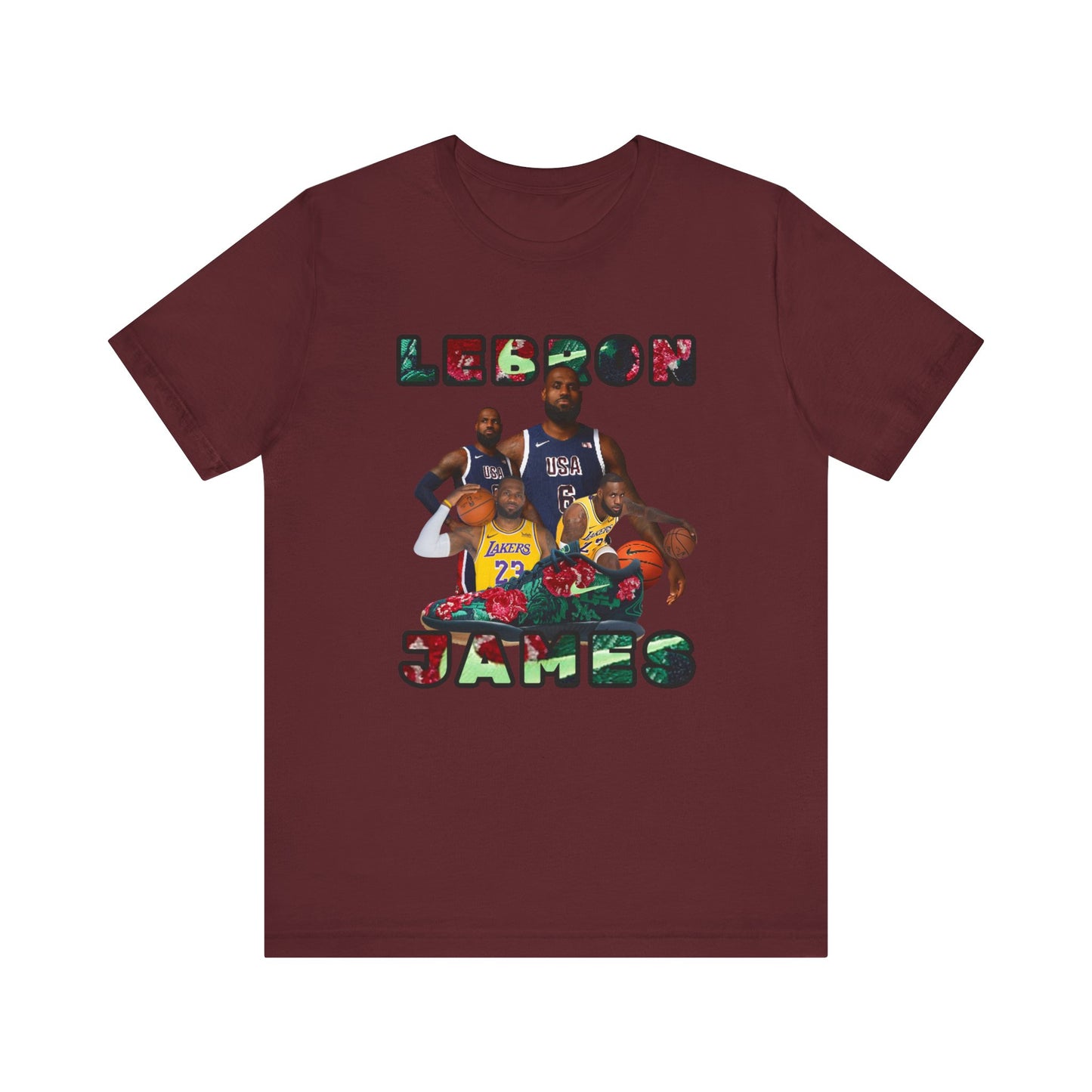 PURPLE Lebron Unisex Jersey Short Sleeve Tee