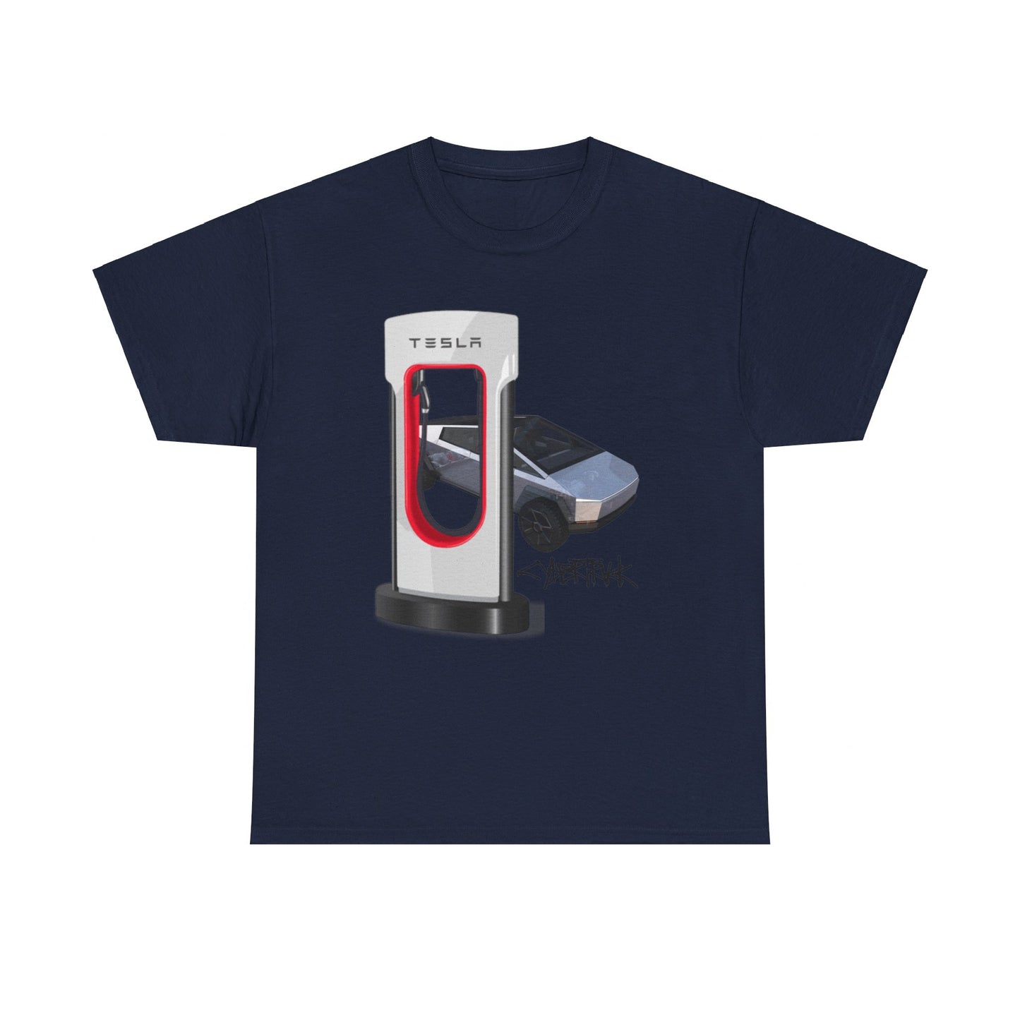 Tesla Charging station Unisex Tee