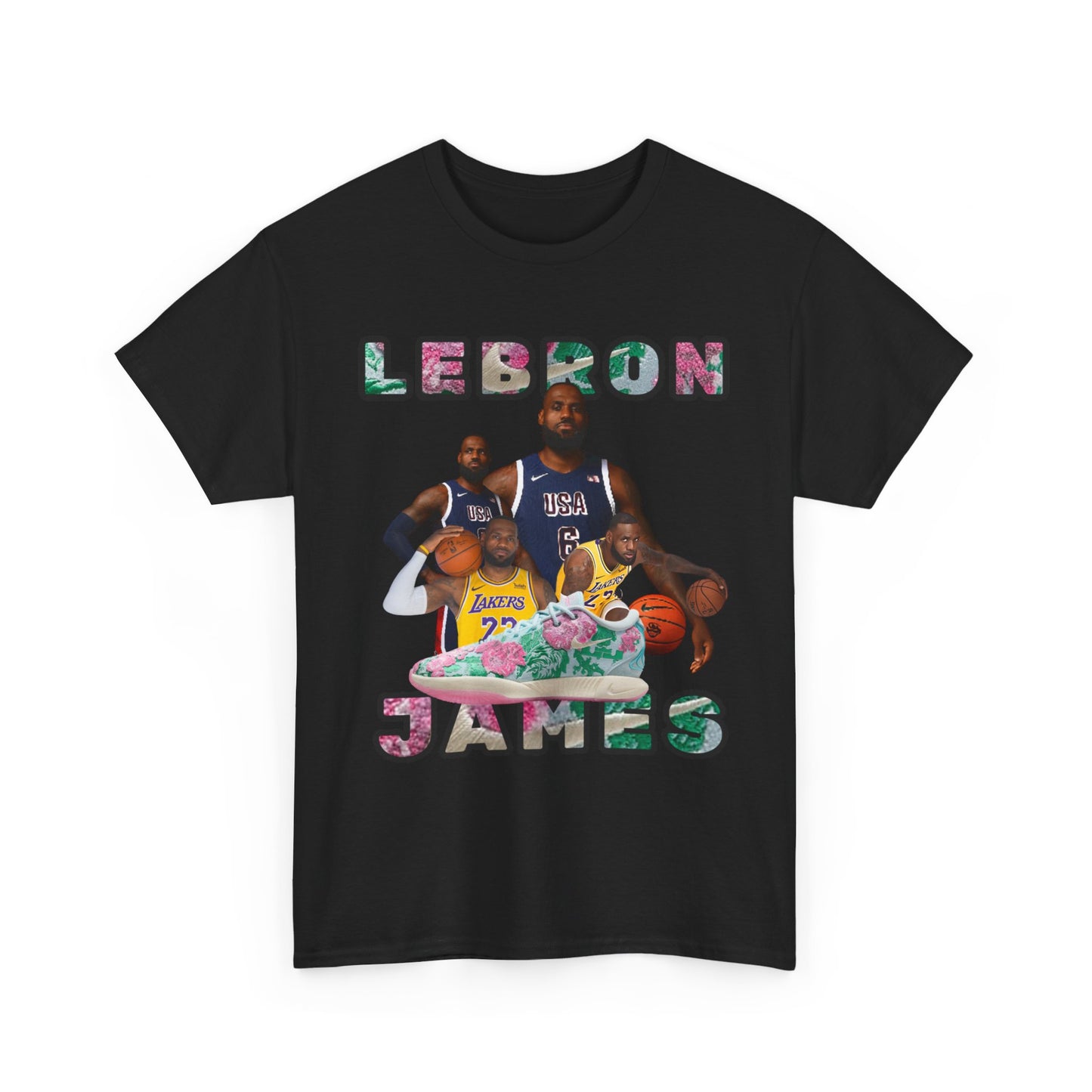 PINK  Lebron Unisex Heavy Cotton Tee