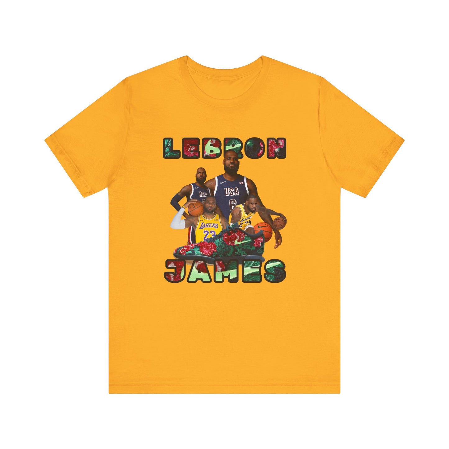 PURPLE Lebron Unisex Jersey Short Sleeve Tee