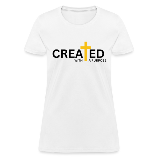 Created with a Purpose - white