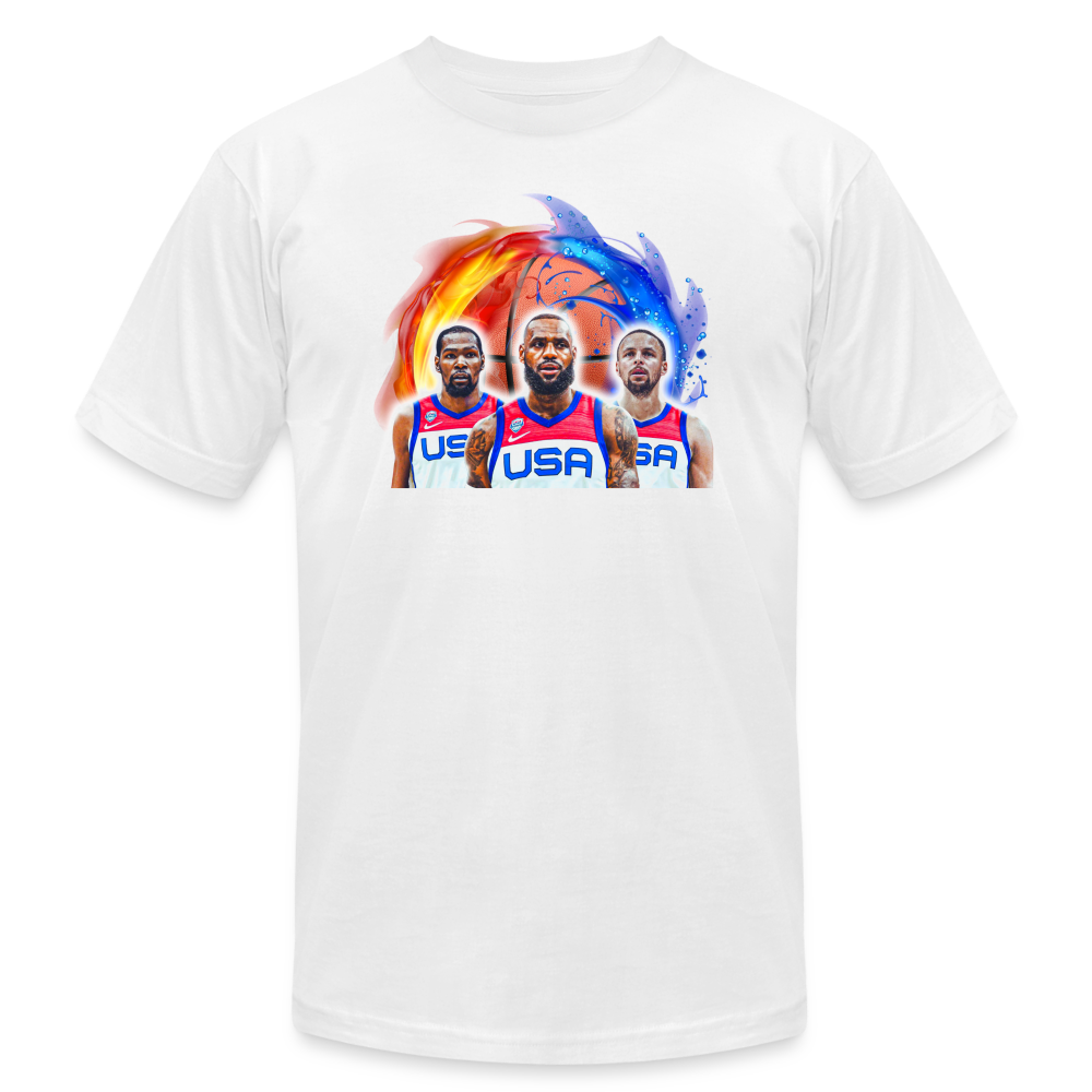 Unisex Jersey T-Shirt by Bella + Canvas - white