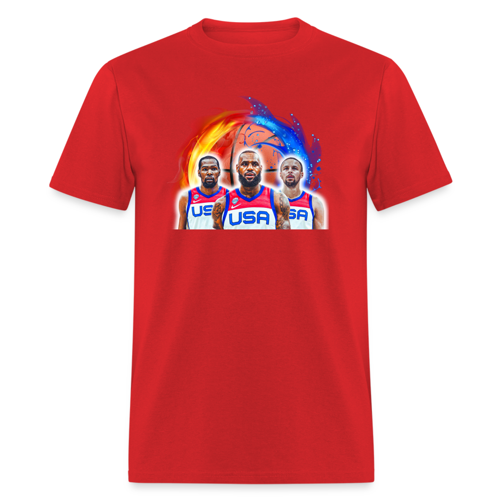 TEAM USA PARIS Unisex Classic T-Shirt - red