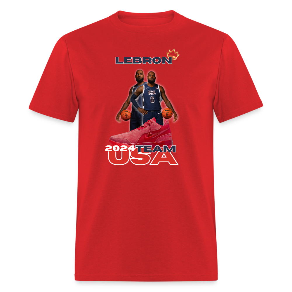 LEBRON 2024 TEAM USA Unisex Classic T-Shirt - red