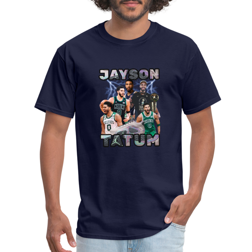 JAYSON TATUM Lighting Unisex Classic T-Shirt - navy