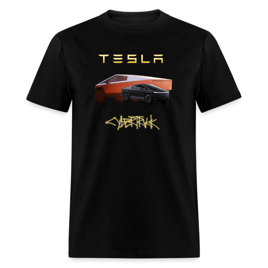 TESLA CYBER TRUCK shirt Elon Tesla shirt Tshirt Tesla Car Lover Gift Unisex  TeeUnisex Classic T-Shirt - black