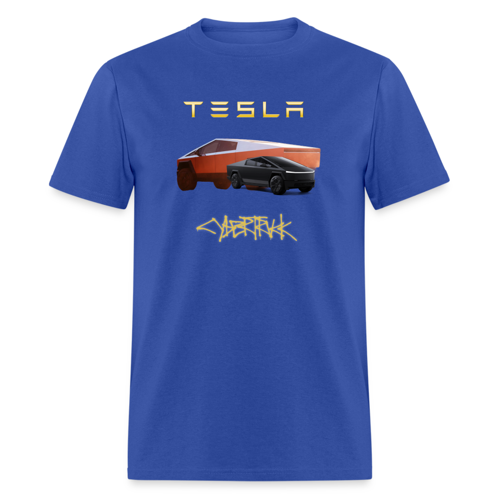 TESLA CYBER TRUCK shirt Elon Tesla shirt Tshirt Tesla Car Lover Gift Unisex  TeeUnisex Classic T-Shirt - royal blue