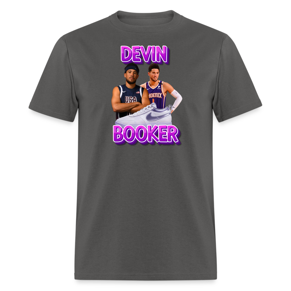 Devin Book Unisex Classic T-Shirt - charcoal