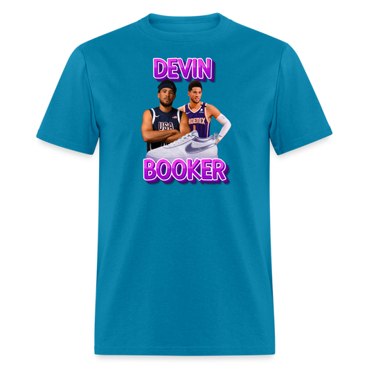 Devin Book Unisex Classic T-Shirt - turquoise