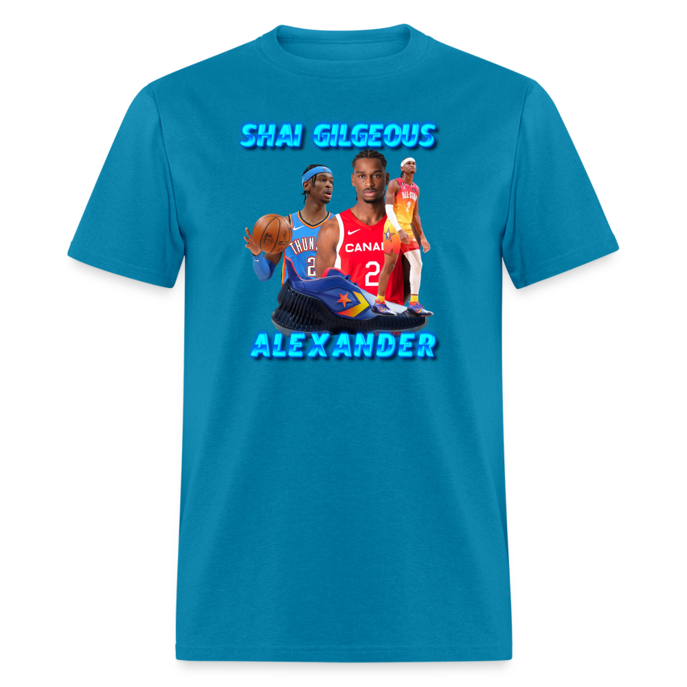 Shai G Unisex Classic T-Shirt - turquoise