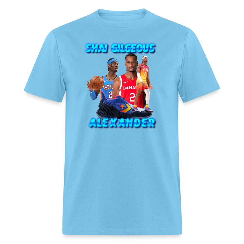 Shai G Unisex Classic T-Shirt - aquatic blue