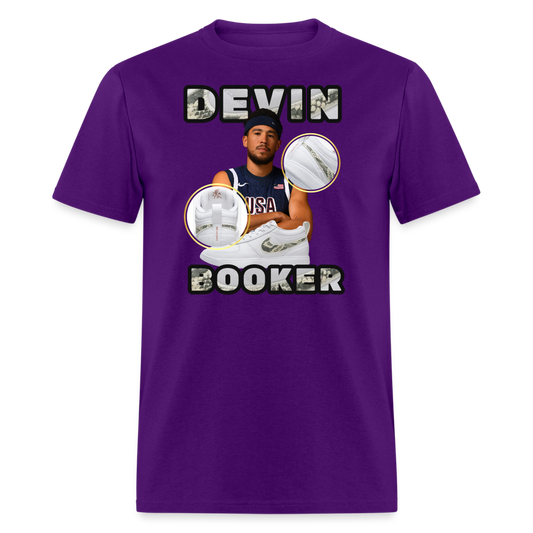 Purple Devin Booker Unisex Classic T-Shirt - purple