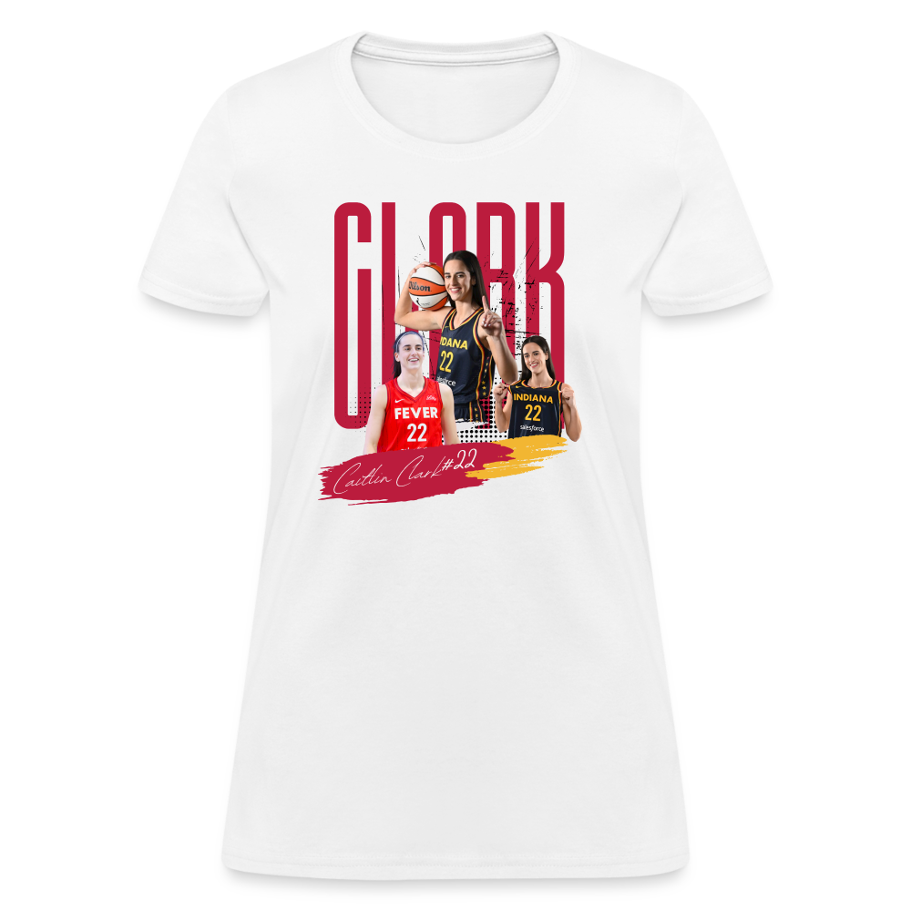 CAITLIN CLARK Women's T-Shirt - white