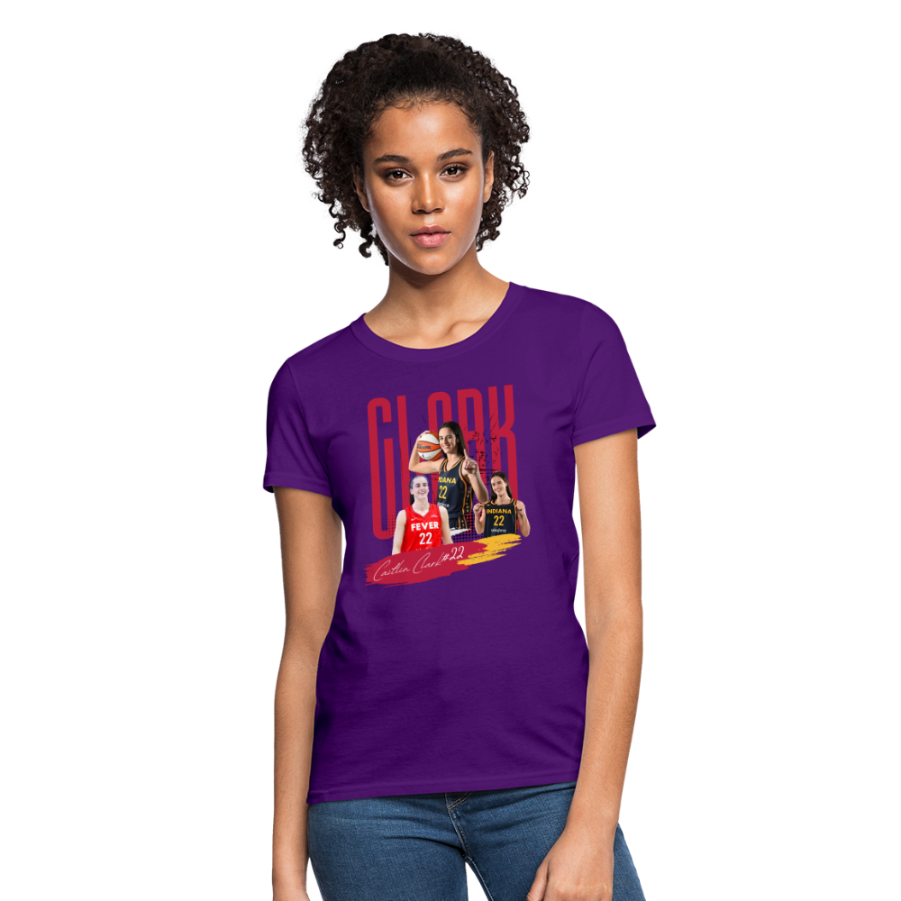 CAITLIN CLARK Women's T-Shirt - purple