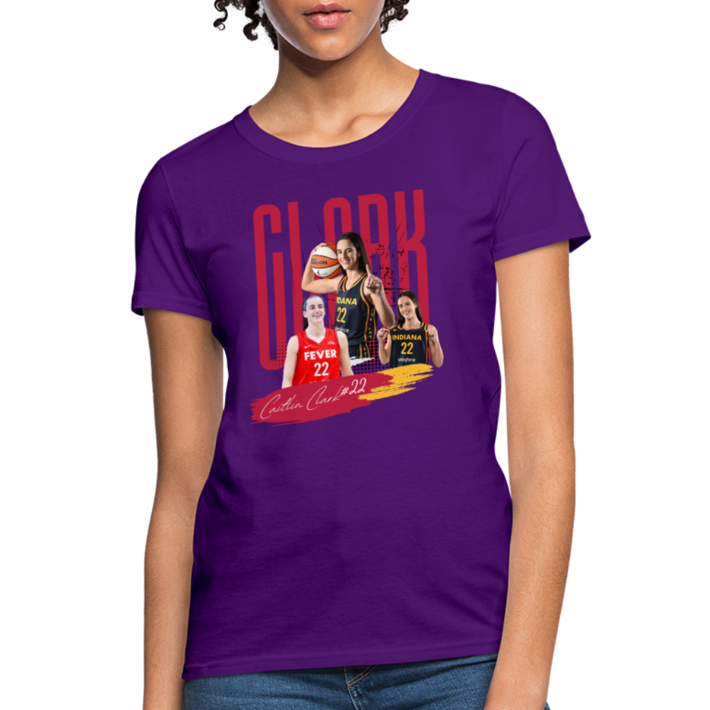 CAITLIN CLARK Women's T-Shirt - purple
