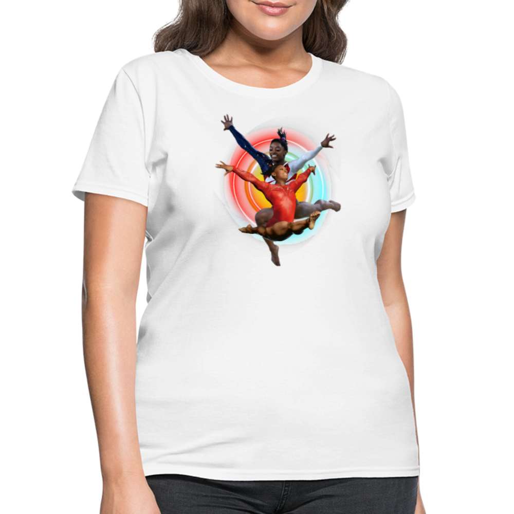 4 SIMONE BILES Women's T-Shirt - white