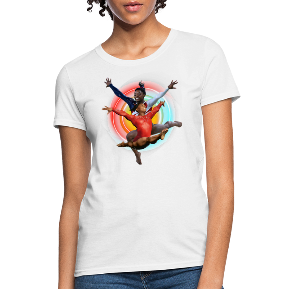 4 SIMONE BILES Women's T-Shirt - white