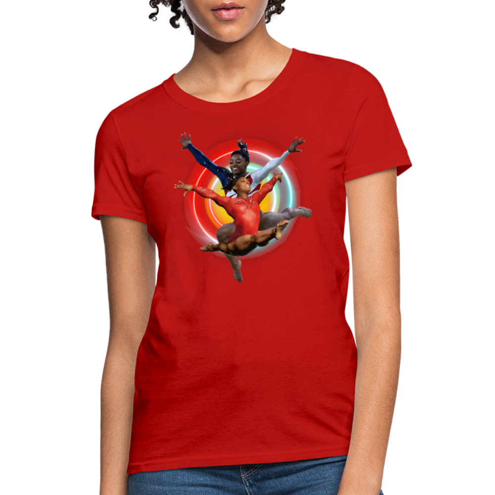4 SIMONE BILES Women's T-Shirt - red