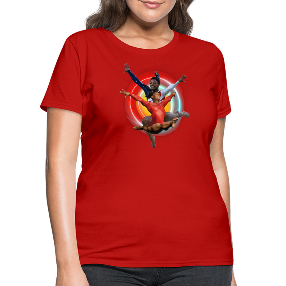 4 SIMONE BILES Women's T-Shirt - red