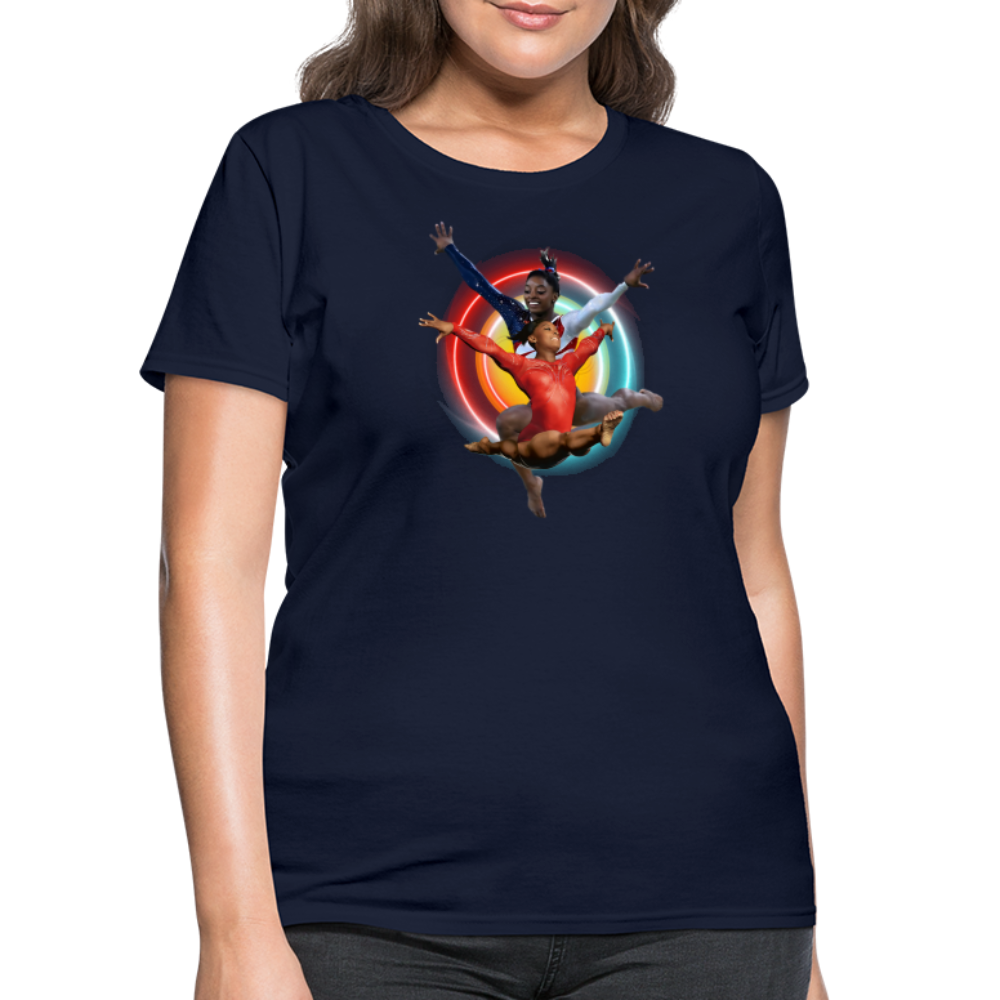 4 SIMONE BILES Women's T-Shirt - navy
