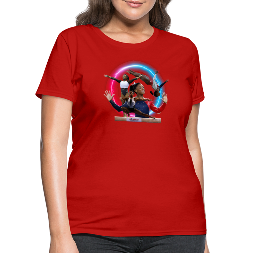 1 SIMONE BILESWomen's T-Shirt - red