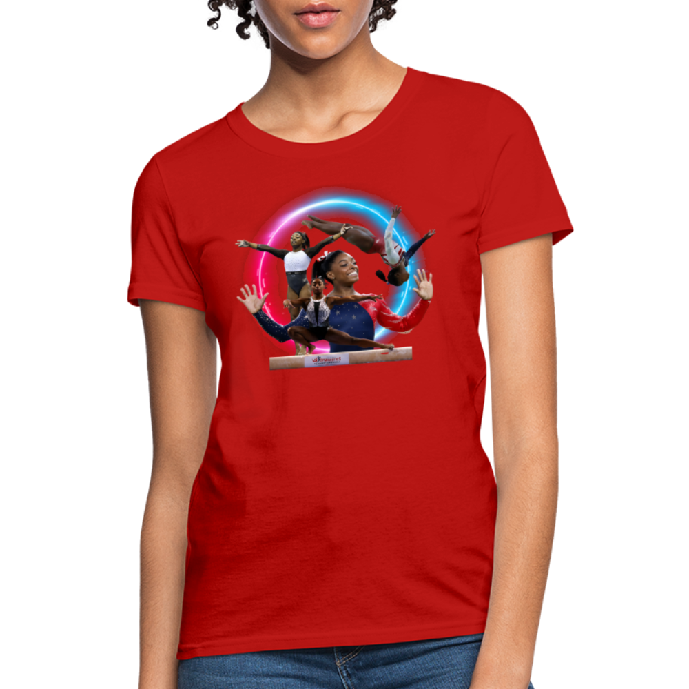 1 SIMONE BILESWomen's T-Shirt - red