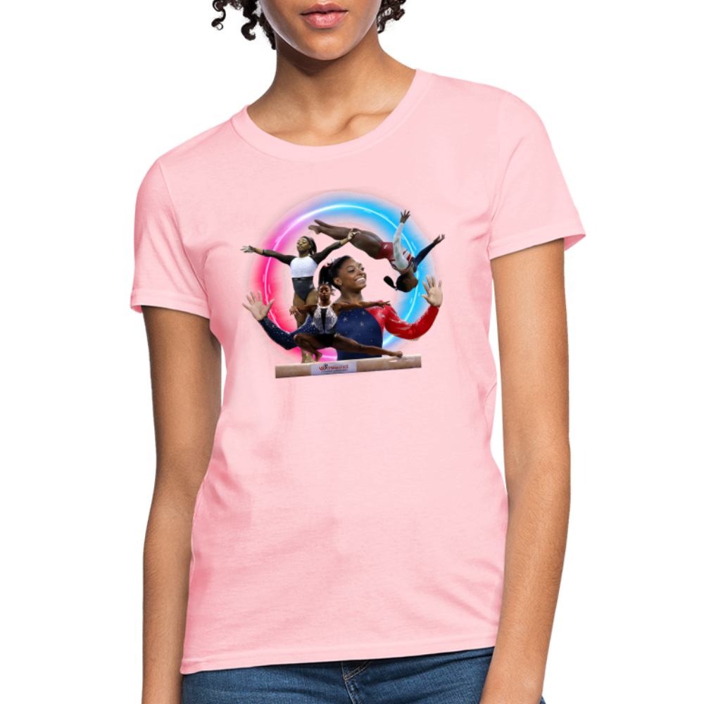 1 SIMONE BILESWomen's T-Shirt - pink
