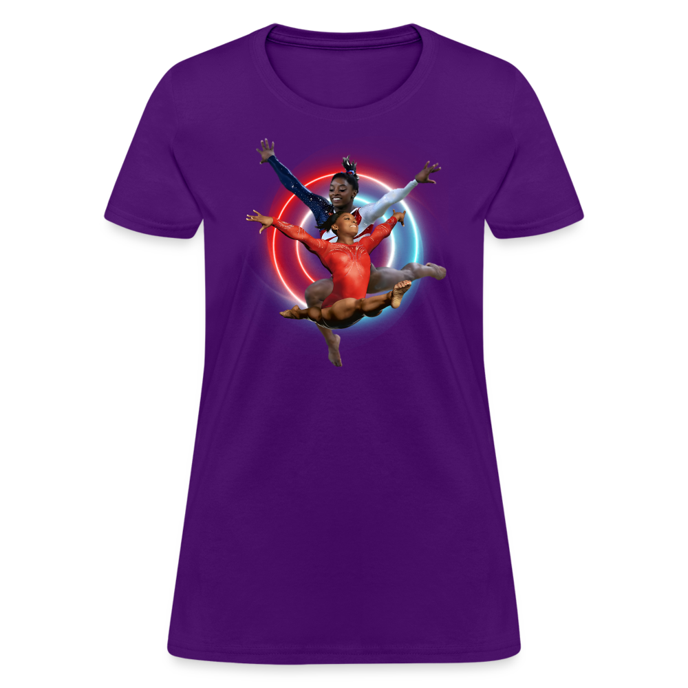 3 SIMONE BILESWomen's T-Shirt - purple