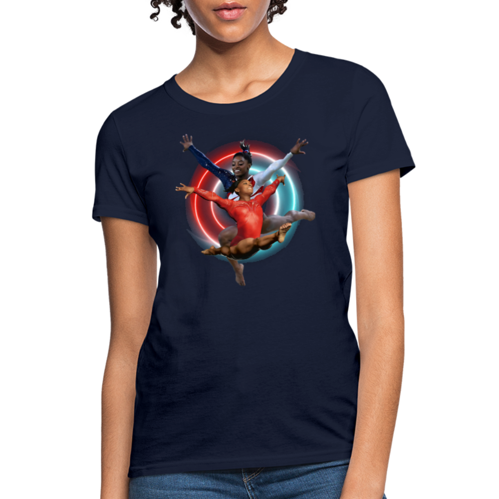 3 SIMONE BILESWomen's T-Shirt - navy