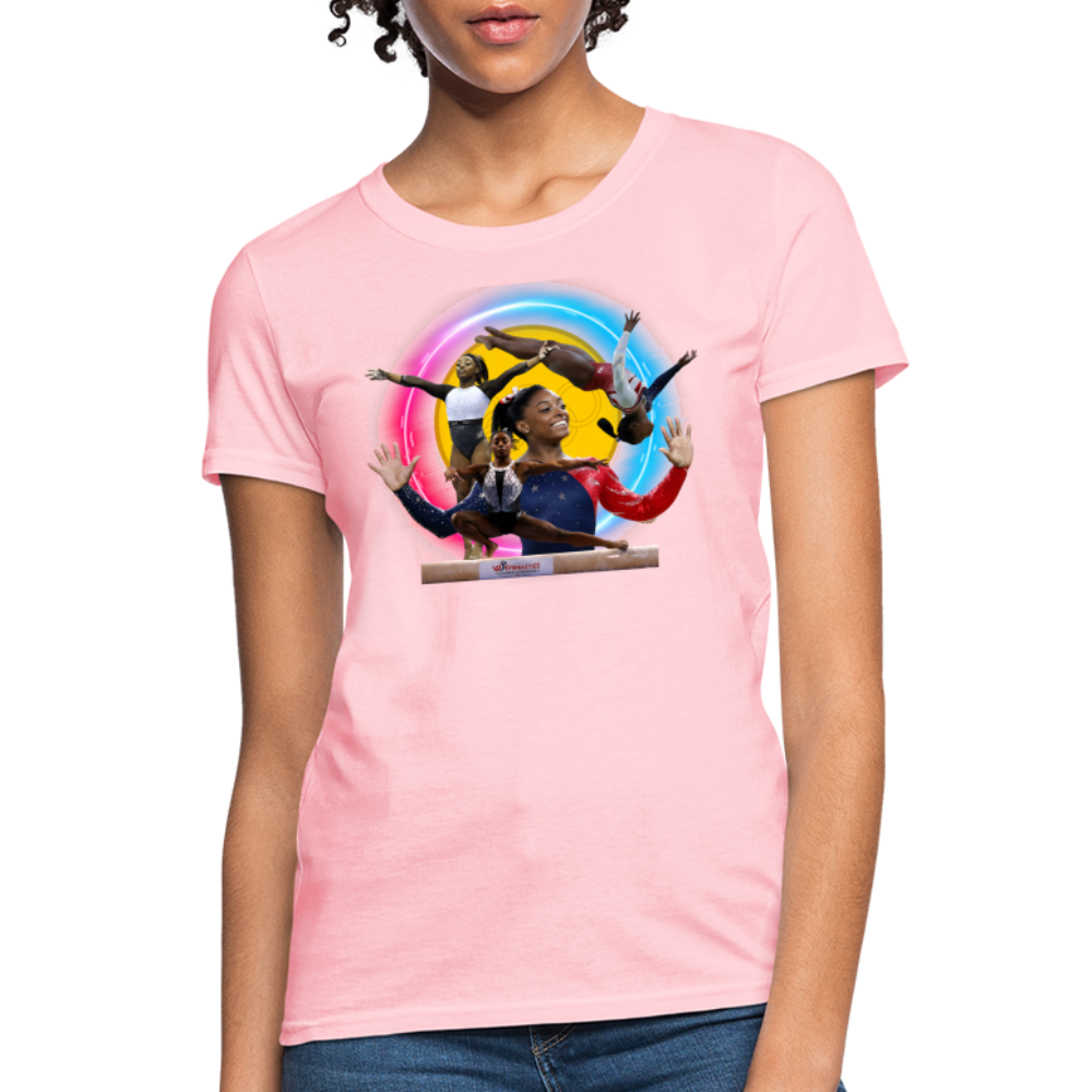 2 SIMONE BILESWomen's T-Shirt - pink