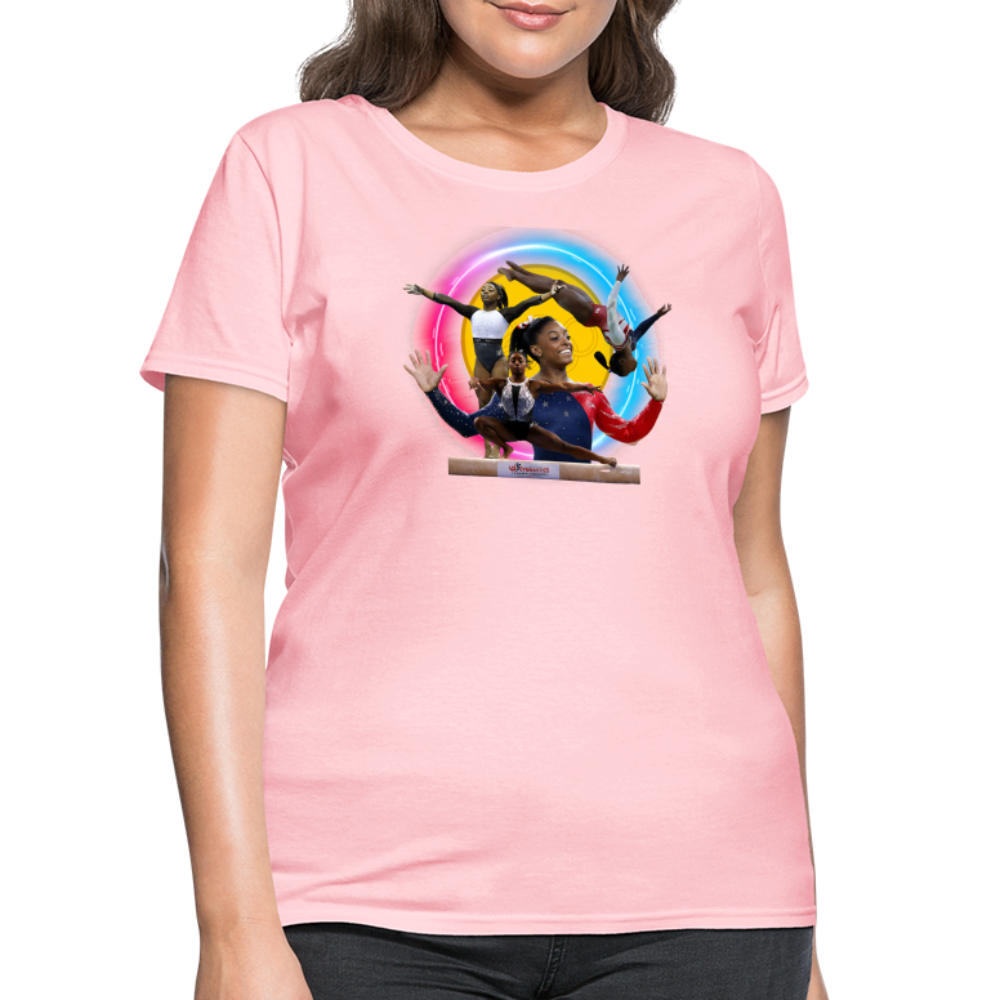 2 SIMONE BILESWomen's T-Shirt - pink
