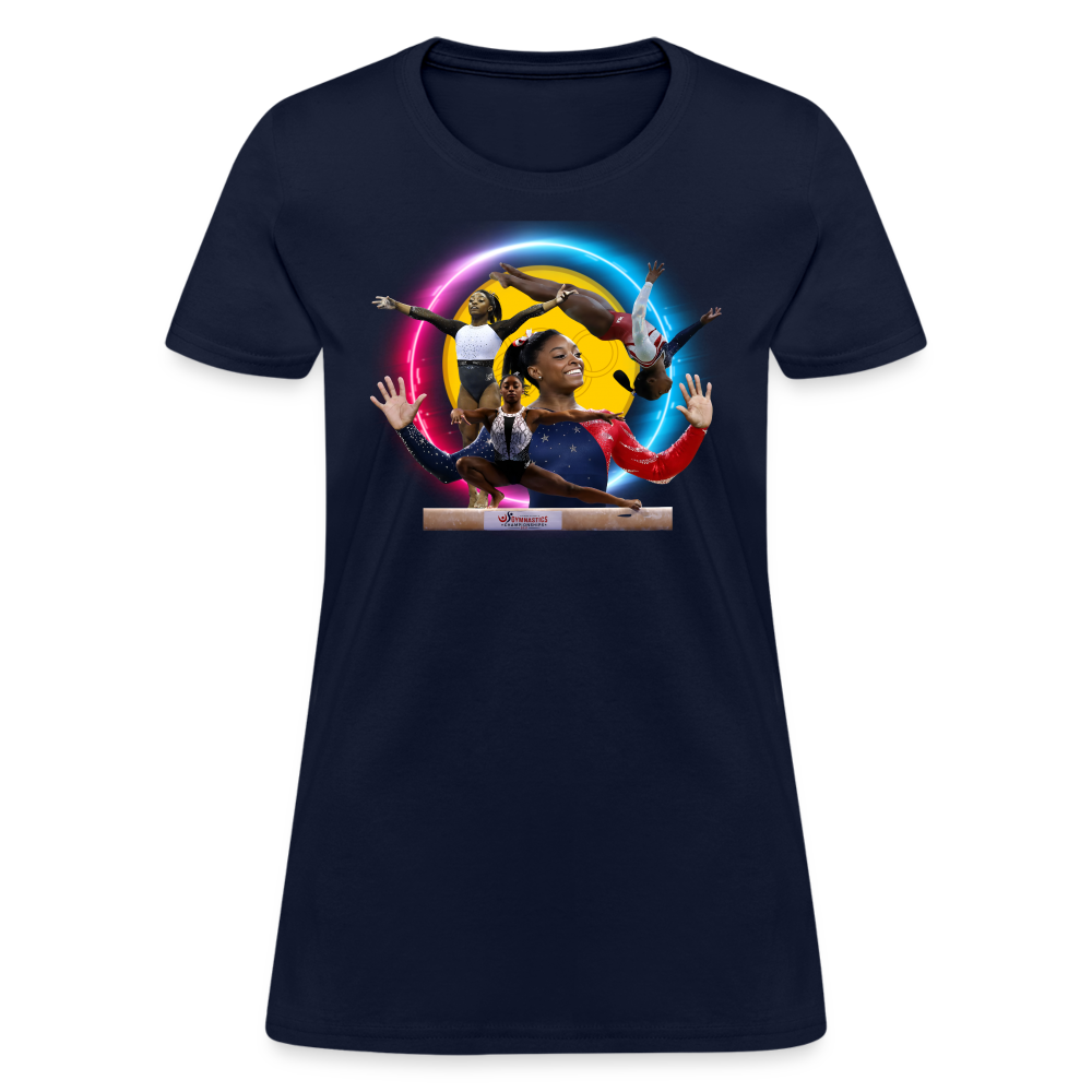 2 SIMONE BILESWomen's T-Shirt - navy